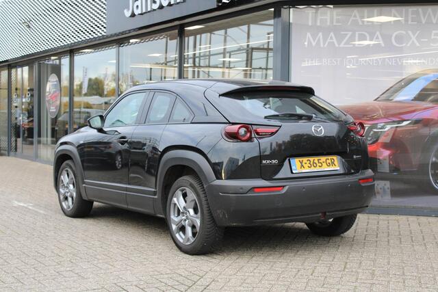 Mazda MX-30 e-SkyActiv EV 145 Exclusive-Line 36 kWh , Automaat, Navi, Camera, Clima, Adap.Cruise, Stoel/Stuurverwarming, Apple Carplay, Android Auto, All Season, LMV 18 Inch, HUD, PDC, LKA, BSM