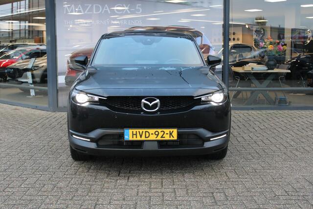 Mazda MX-30 e-SkyActiv R-EV 170 Advantage , Demovoordeel ¤ 10.190-, Adap.Cruise, Navi, Apple Carplay, Clima, Camera, PDC, HUD, Stoelverwarming, 18" LMV