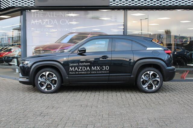 Mazda MX-30 e-SkyActiv R-EV 170 Advantage , Demovoordeel ¤ 10.190-, Adap.Cruise, Navi, Apple Carplay, Clima, Camera, PDC, HUD, Stoelverwarming, 18" LMV