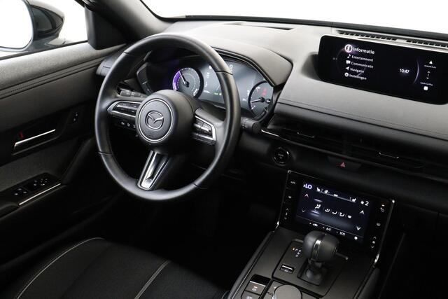 Mazda MX-30 E-SKYACTIV R-EV 170 EXCLUSIVE-LINE -ADAP.CRUISE|HEAD-UP DISP.|STOEL/STUURVERW.|MEMORY-SEATS|CAMERA|TREKHAAK|18"