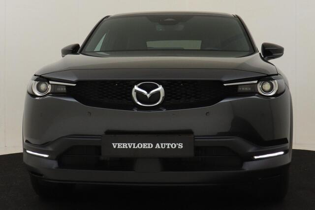 Mazda MX-30 E-SKYACTIV R-EV 170 EXCLUSIVE-LINE -ADAP.CRUISE|HEAD-UP DISP.|STOEL/STUURVERW.|MEMORY-SEATS|CAMERA|TREKHAAK|18"