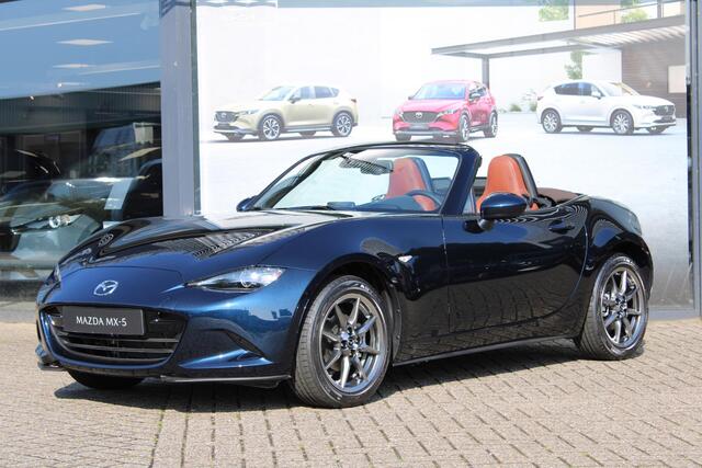 Mazda MX-5 1.5 SkyActiv-G 132 Kazari , Voorraadvoordeel ¤ 4.645,- , Gewrapped in de kleur Brittish Racing Green Gloss, Nieuwe Auto, Direct Leverbaar!