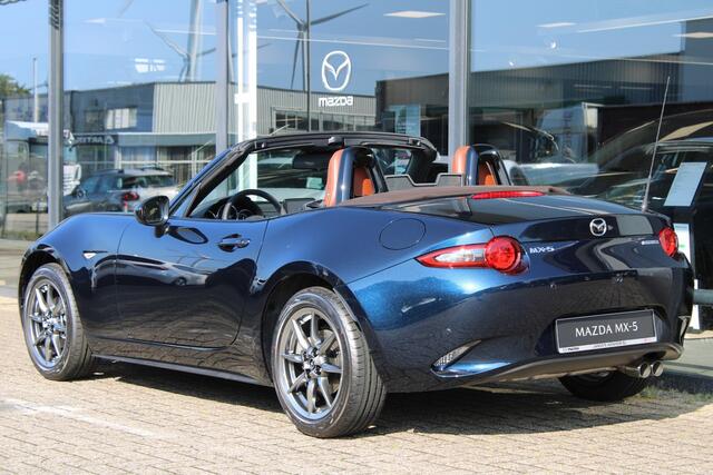 Mazda MX-5 1.5 SkyActiv-G 132 Kazari , Voorraadvoordeel ¤ 4.645,- , Gewrapped in de kleur Brittish Racing Green Gloss, Nieuwe Auto, Direct Leverbaar!