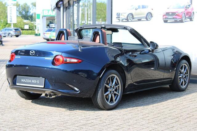 Mazda MX-5 1.5 SkyActiv-G 132 Kazari , Voorraadvoordeel ¤ 4.645,- , Gewrapped in de kleur Brittish Racing Green Gloss, Nieuwe Auto, Direct Leverbaar!