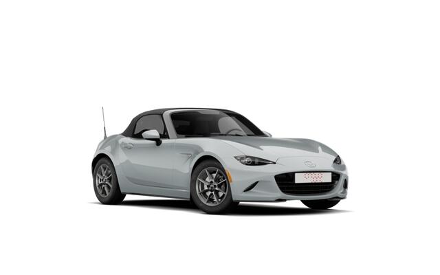 Mazda MX-5 Roadster Skyactiv-G 132 6MT Exclusive-Line | 16-inch lichtmetalen velgen in Black Metallic (Skyactiv-G 132) | 16-inch lichtmetalen velgen in Bright Dark (Skyactiv-G 132) | 17-inch lichtmetalen velgen in Machining (Skyactiv-G 184)