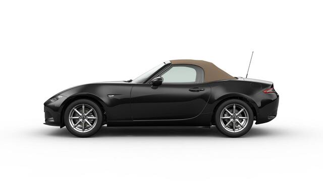 Mazda MX-5 Roadster Skyactiv-G 132 6MT Kazari | 16-inch lichtmetalen velgen in Black Metallic (Skyactiv-G 132) | 16-inch lichtmetalen velgen in Bright Dark (Skyactiv-G 132) | 17-inch lichtmetalen velgen in Machining (Skyactiv-G 184)
