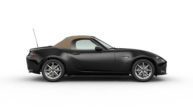 Mazda MX-5 Roadster Skyactiv-G 132 6MT Kazari | 16-inch lichtmetalen velgen in Black Metallic (Skyactiv-G 132) | 16-inch lichtmetalen velgen in Bright Dark (Skyactiv-G 132) | 17-inch lichtmetalen velgen in Machining (Skyactiv-G 184)
