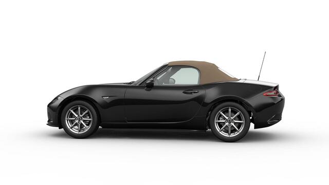 Mazda MX-5 Roadster Skyactiv-G 132 6MT Kazari | 16-inch lichtmetalen velgen in Black Metallic (Skyactiv-G 132) | 16-inch lichtmetalen velgen in Bright Dark (Skyactiv-G 132) | 17-inch lichtmetalen velgen in Machining (Skyactiv-G 184)