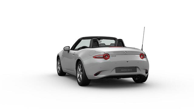 Mazda MX-5 Roadster Skyactiv-G 132 6MT Exclusive-Line | 16-inch lichtmetalen velgen in Black Metallic (Skyactiv-G 132) | 16-inch lichtmetalen velgen in Bright Dark (Skyactiv-G 132) | 17-inch lichtmetalen velgen in Machining (Skyactiv-G 184)