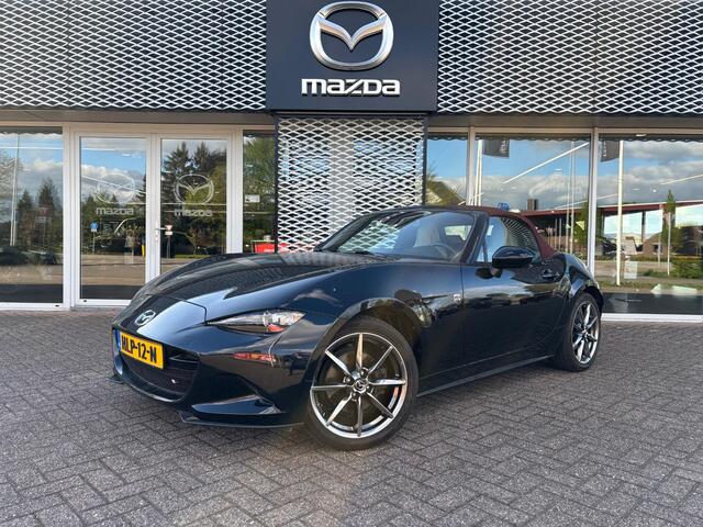 Mazda MX-5 2.0 SkyActiv-G 184 Sakura | WIT LEDER | RODE SOFTTOP | DEALERONDERHOUDEN |