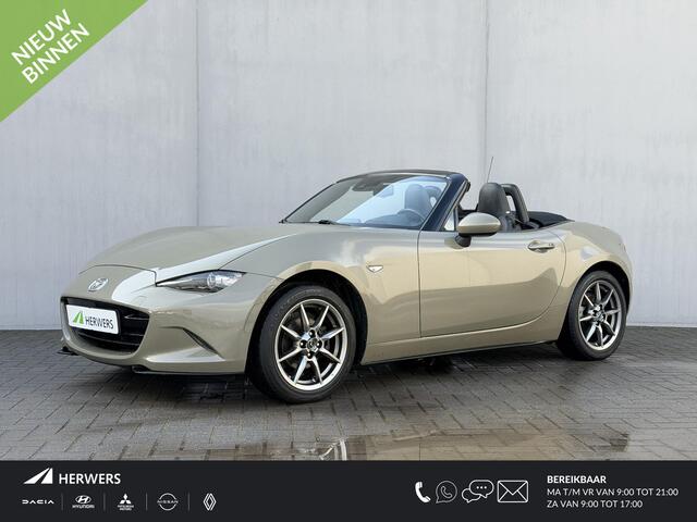 Mazda MX-5 1.5 SkyActiv-G 132 Exclusive-Line / Cabrio / BOSE / Camera / Dodehoek Detectie / Lane Assist / Apple Carplay & Android Auto / Navigatie /