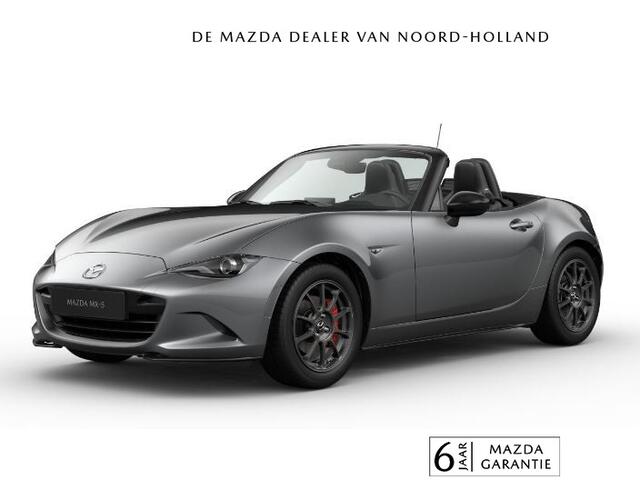 Mazda MX-5 1.5 SkyActiv-G 132 Homura RECARO-SPORTSTOELEN (LEDER) | NAVI | LED | ACHTERUITRIJCAMERA 53.540,- -3000 inruilvoordeel 6 JAAR GARANTIE!