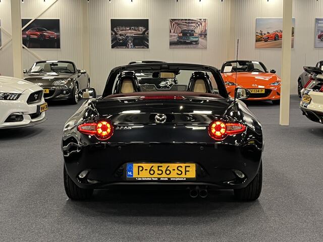Mazda MX-5 ND Roadster 1.5 SkyActiv-G 131PK Sakura Limited Bose Leder PDC Apple CarPlay