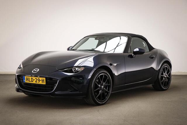 Mazda MX-5 1.5 SkyActiv-G 132 GT-M | DEEP CRYSTAL BLUE | LEDER | STOELVERWARMING | DAB | APPLE / ANDROID | 17"