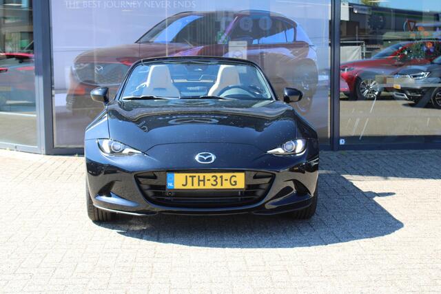 Mazda MX-5 1.5 SkyActiv-G 132 Kazari ,¤8.239,= demokorting Leder, Bose, Camera, Cruise, Clima, Navi, Stoelverwarming, LMV 16 Inch, PDC, BSM