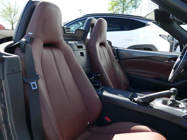 Mazda MX-5 1.5 SkyActiv-G 131 GT-M | Alarm Klasse 3 | Chroma Brown Leder | BOSE | RIJKLAARPRIJS!
