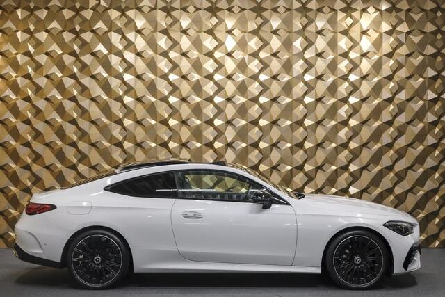 Mercedes-Benz 200 CLE Coupé CLE200 AMG 204pk Panoramadak Night pakket Burmester 3d *BTW* MBUX Distronic Sportsound 20" LMV