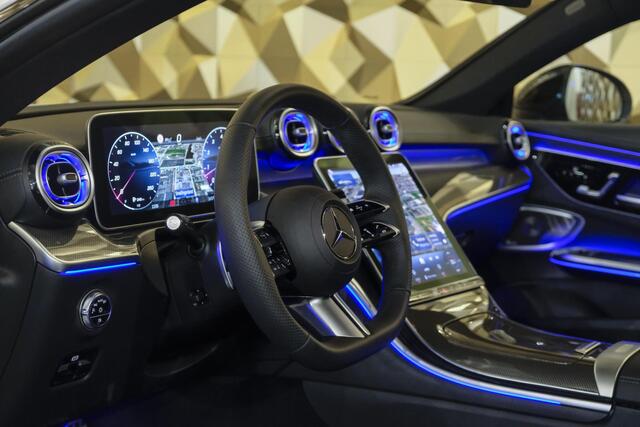 Mercedes-Benz 200 CLE Coupé CLE200 AMG 204pk Panoramadak Night pakket Burmester 3d *BTW* MBUX Distronic Sportsound 20" LMV