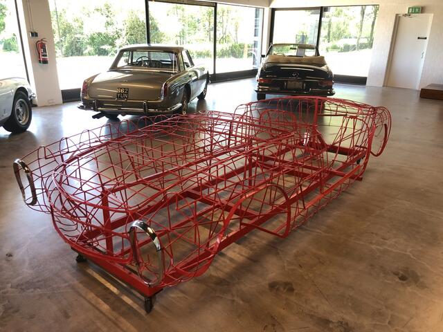 Mercedes-Benz 300 SL Roadster Metalen Space Frame 1/1 M0474