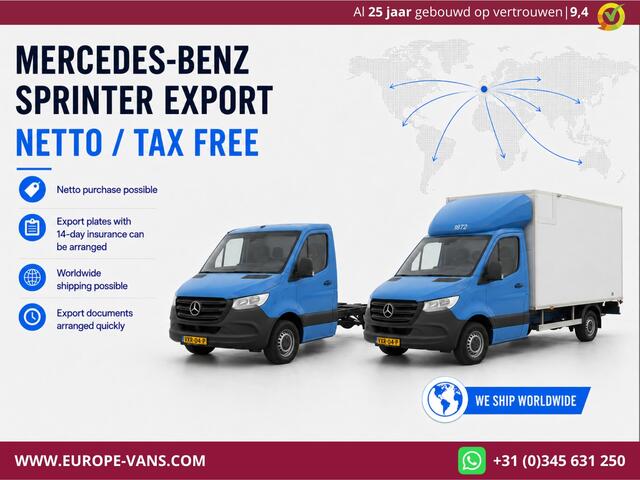 Mercedes-Benz 311 CDI Sprinter 115pk E6 RWD Bakwagen met achterdeuren 2-Persoons 06-2021