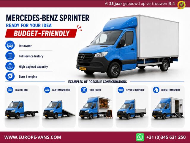 Mercedes-Benz 311 CDI Sprinter 115pk E6 RWD Bakwagen met achterdeuren 2-Persoons 06-2021