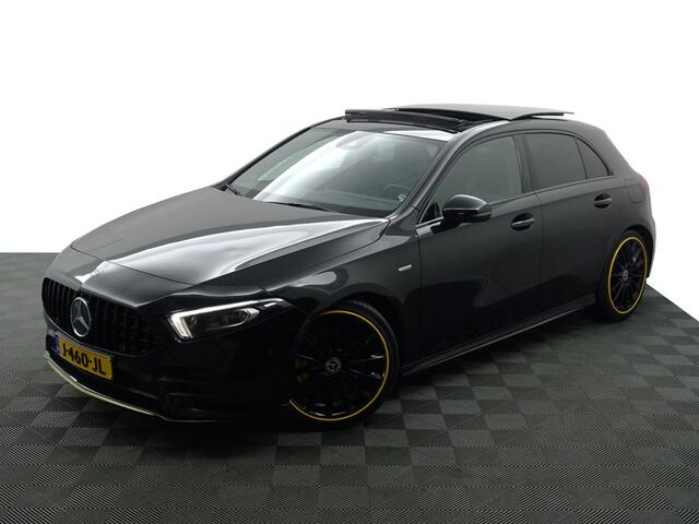 Mercedes-Benz A-KLASSE 250 AMG Yellow Art Aut- Panoramadak, Burmester Audio, Sfeerverlichting, Xenon Led, Stoelverwarming