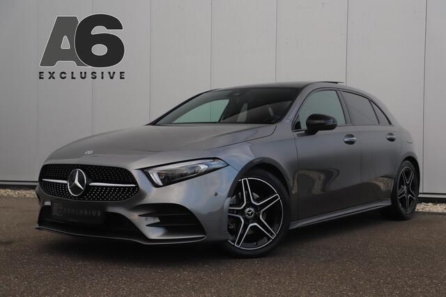 Mercedes-Benz A-KLASSE 180 AMG Night Pakket Automaat 1 Jaar Garantie Panoramadak Sfeerverlichting Keyless Half Leder Full LED 18 inch Widescreen Navigatie Camera Stoelverwarming