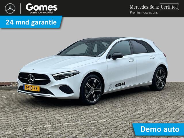 Mercedes-Benz A-KLASSE 250 e Luxury Line | Nightpakket | Panoramadak | Achteruitrijcamera | Stoelverwarming | Sfeerverlichting | Dodehoekassistent | Multibeam LED | Apple & Android Carplay