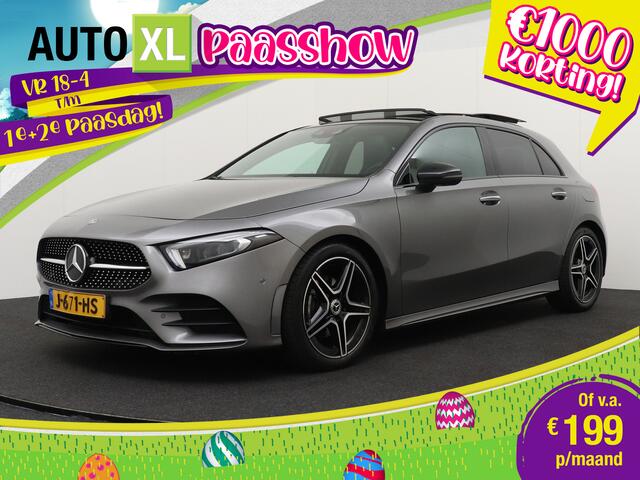 Mercedes-Benz A-KLASSE 180 Aut. 136 PK AMG Night-Pakket Pano-dak Memory Camera