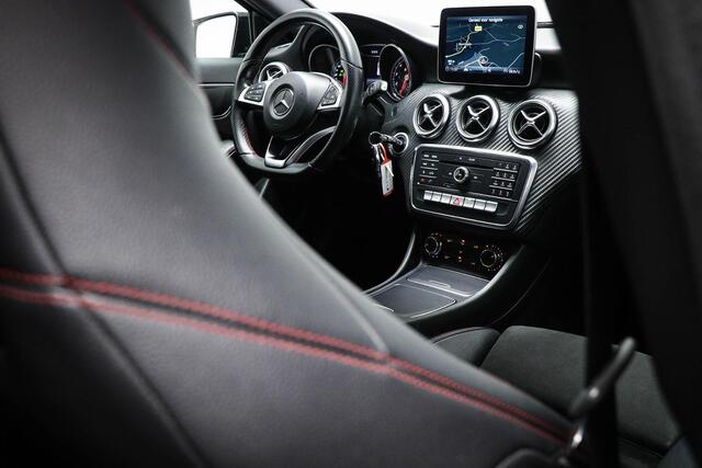 Mercedes-Benz A-KLASSE 180 AMG Night Edition Plus | LED | HALF LEDER | NAVIGATIE | PDC | 18"
