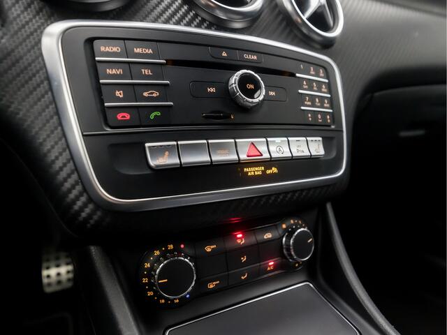 Mercedes-Benz A-KLASSE 180 AMG Sport Automaat (NAVIGATIE, CAMERA, LEDER/ALCANTARA, STOELVERWARMING, GETINT GLAS, SPORTSTOELEN, LED KOPLAMPEN, CRUISE, RODE STIKSELS, NIEUWE APK, NIEUWSTAAT)