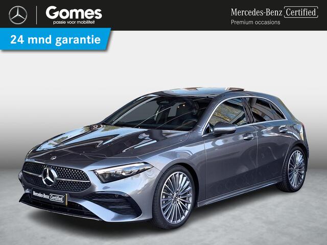 Mercedes-Benz A-KLASSE 180 AMG Line | Panoramadak | Burmester Surround Sound | Elektrisch Verstelbare Stoelen + Memory | Dodehoekassistent | MULTIBEAM LED Koplampen | Apple CarPlay | Android Auto | Sfeerverlichting | Stoelverwarming | Achteruitrijcamera