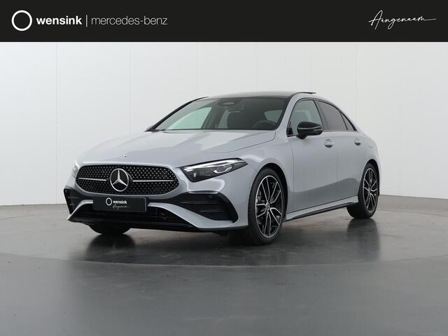 Mercedes-Benz A-KLASSE 180 Business Solution AMG | Special Edition | Elektrische Stoelen met Memory | Alpine Grey | Head-Up Display | Panoramadak | Sfeerverlichting |