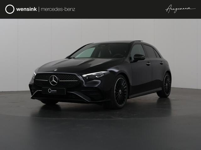 Mercedes-Benz A-KLASSE 180 Star Edition AMG Line | Sfeerverlichting | Multibeam | Night Pakket | Parktronic | Panoramadak | Stoelverwarming |