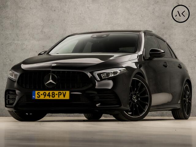 Mercedes-Benz A-KLASSE 220 4MATIC AMG 191Pk Automaat (SCHUIFDAK, APPLE CARPLAY, MEMORY SEATS, BURMESTER, SFEERVERLICHTING, LEDER/ALCANTARA, 360 CAMERA, ADAPTIVE CRUISE, KEYLESS, NIEUWSTAAT)
