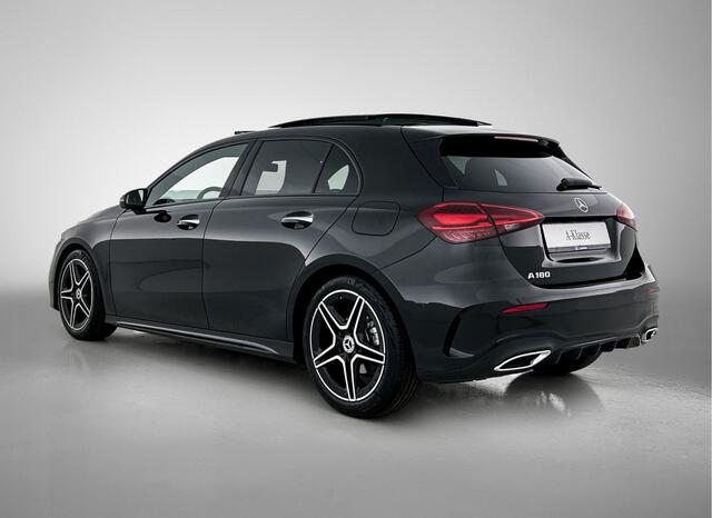 Mercedes-Benz A-KLASSE 180 Business Solution AMG | Nightpakket | Parkeerpakket met achteruitrijcamera | KEYLESS GO | Sfeerverlichting | MULTIBEAM LED | Extra USB-poorten | Verwarmde stoelen vooraan | Spiegelpakket |