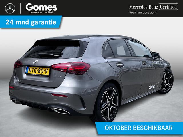 Mercedes-Benz A-KLASSE 180 Star Edition AMG | Night Pakket | Dodehoekassistent | Sierdelen Aluminium | Sfeerverlichting | Stoelverwarming | Parkeersensoren | Achteruitrijcamera | Elektrisch Inklapbare Buitenspiegels