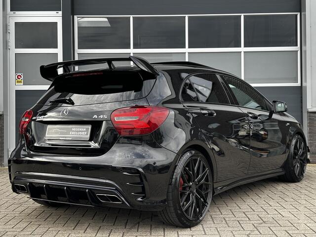 Mercedes-Benz A-KLASSE A45 AMG 4MATIC PERFORMANCE | RECARO | Schuif-kanteldak | AERO | Adapt. Dempers | SFEER | H/K | Keyless | Adapt. Cruise
