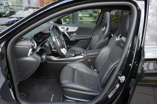 Mercedes-Benz A-KLASSE 45S AMG 485pk 4MATIC+ Edition 1 |dealer onderhouden|Brabus verlagingsset|3" Milltek downpipe|schaalstoelen|panoramadak|Burmester|Aero pakket|memory|K&N luchtfilter|