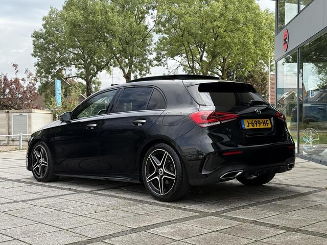 Mercedes-Benz A-KLASSE 180 Aut. Sol. AMG Sport | Panorama | Burmester | Memory | Multi Beam | Sfeer Verlichting |