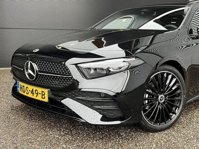 Mercedes-Benz A-KLASSE 200 AMG Line | Bruin Interieur | Night | Pano |