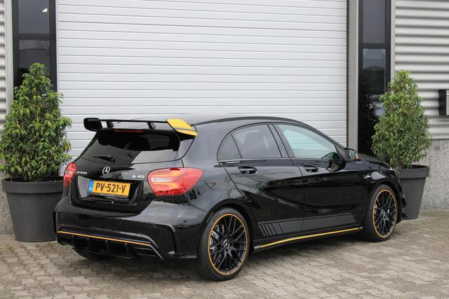 Mercedes-Benz A-KLASSE AMG 45 4M Yellow Night Edition Memory | Schaalstoelen | Camera | 1e Eigenaar | Dealer Onderhouden | Sfeerverlichting | HarmanKardon