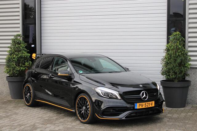 Mercedes-Benz A-KLASSE AMG 45 4M Yellow Night Edition Memory | Schaalstoelen | Camera | 1e Eigenaar | Dealer Onderhouden | Sfeerverlichting | HarmanKardon