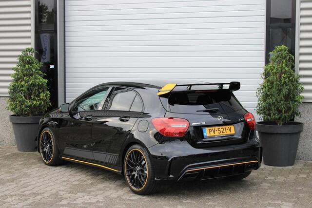 Mercedes-Benz A-KLASSE AMG 45 4M Yellow Night Edition Memory | Schaalstoelen | Camera | 1e Eigenaar | Dealer Onderhouden | Sfeerverlichting | HarmanKardon
