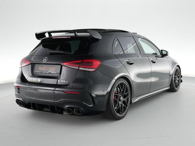 Mercedes-Benz A-KLASSE 45S AMG 420pk 4MATIC+ Premium Plus |Aero pakket|panoramadak|Burmester|memory|Apple Carplay|stoelverwarming|ambient light|draadloos laden|achteruitrijcamera|