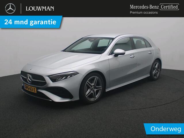 Mercedes-Benz A-KLASSE 180 AMG Star Edition AMG Line | Ledkoplampen | Apple CarPlay | Licht- en zicht pakket | Keyless-Go | Spiegel Pakket | Stoelverwarming. Inclusief 24 maanden MB Certified garantie voor Europa.