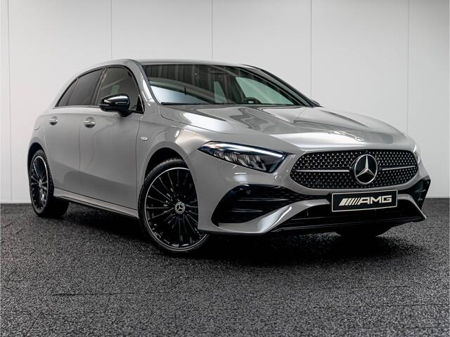Mercedes-Benz A-KLASSE 250 e AMG Line | Night | Alpine Grijs | Keyless-Go | Trekhaak | Verwarmd stuurwiel