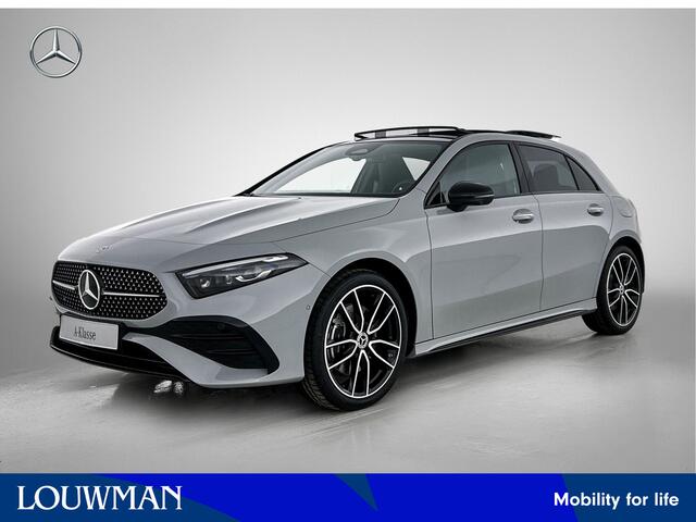 Mercedes-Benz A-KLASSE 250 e Business Solution AMG | AMG Line Plus pakket | Panoramaschuifdak | Smartphone-integratie | Head-up Display | Memorypakket voorstoelen | Nightpakket | 19 inch AMG velgen | MULTIBEAM LED |