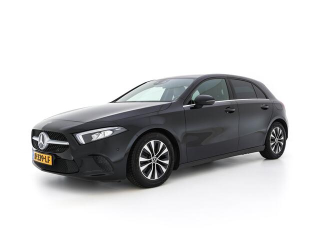 Mercedes-Benz A-KLASSE 160 Business Solution (INCL-BTW) *LEATHER- FABRIC | FULL-LED | WIDE-SCREEN-COCKPIT | CAMERA | NAVI-FULLMAP | HEATED-COMFORTSEATS | ECC | PRIVACY-GLASS | PDC | KEYLESS | CRUISE | CARBON-INLAY | 16''ALU*