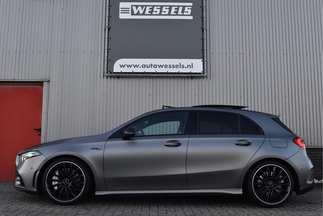 Mercedes-Benz A-KLASSE AMG 35 4MATIC Edition 1 Panorama, Schaalstoelen, Burmester, Memory, Sfeer, 360* camera,